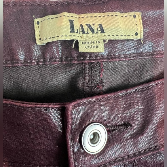 Simply Be Lana Burgundy Jeans Size 18 - Picture 3 of 11